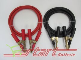 Cavi Avviamento 1000A 3 metri Artigianali 12 e 24V